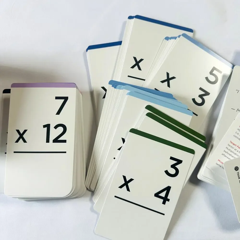 NWOT Think Tank Scholar Multiplication Flashcards 173 Card Set